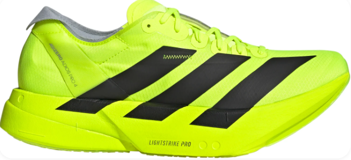 adidas Adizero Adios Pro 4 Men’s Running Shoes - Yellow