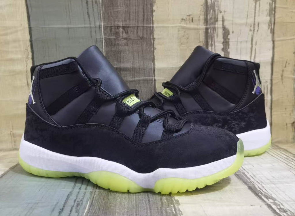 Air Jordan 11 Retro 'Halloween Black Barely Volt'