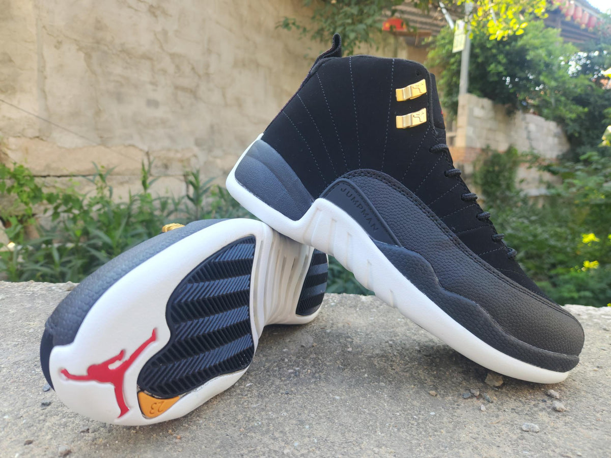 Air Jordan 12 Retro 'Black White Gold'