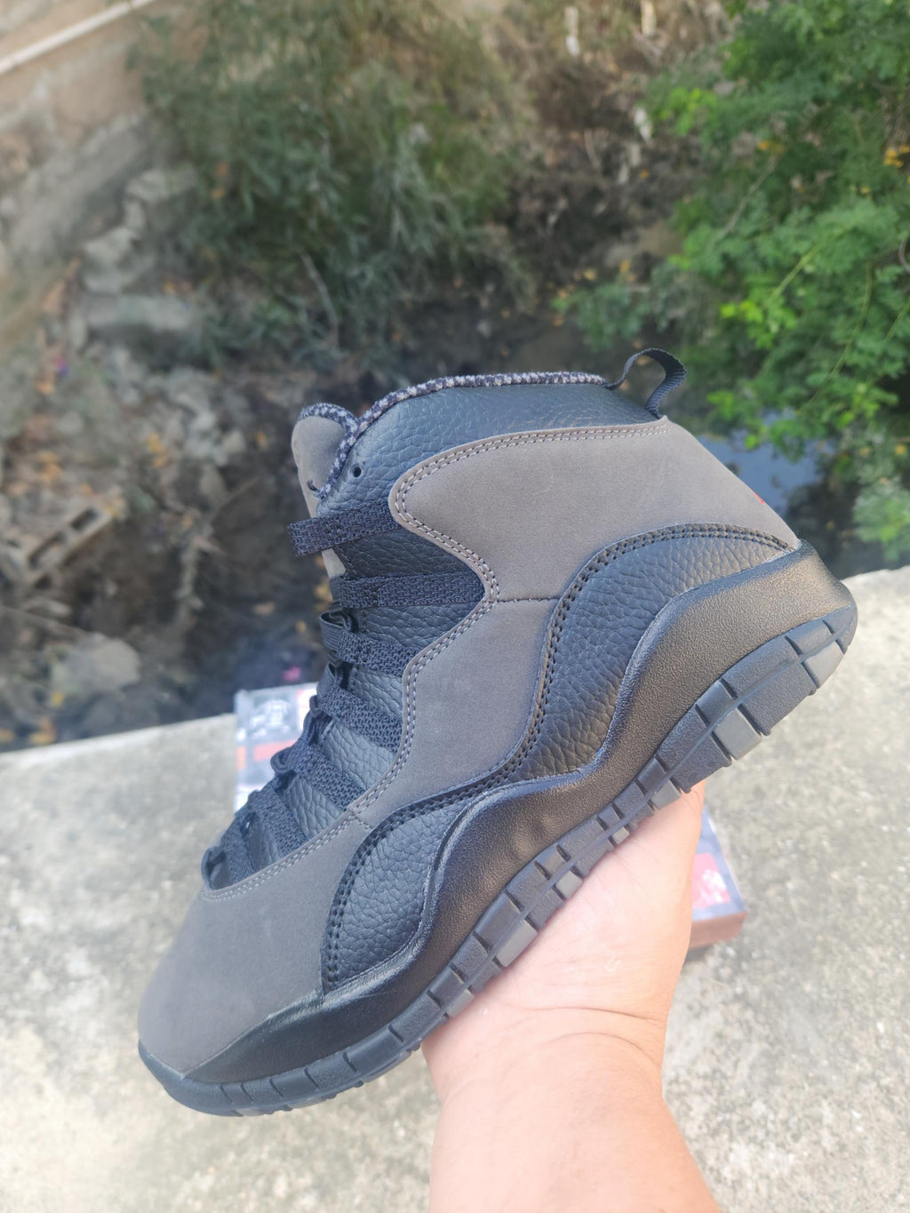Air Jordan 10 Retro 'Shadow Grey Black'