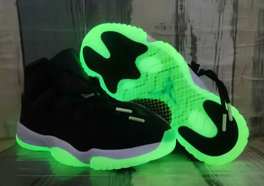 Air Jordan 11 Retro 'Halloween Black Barely Volt'