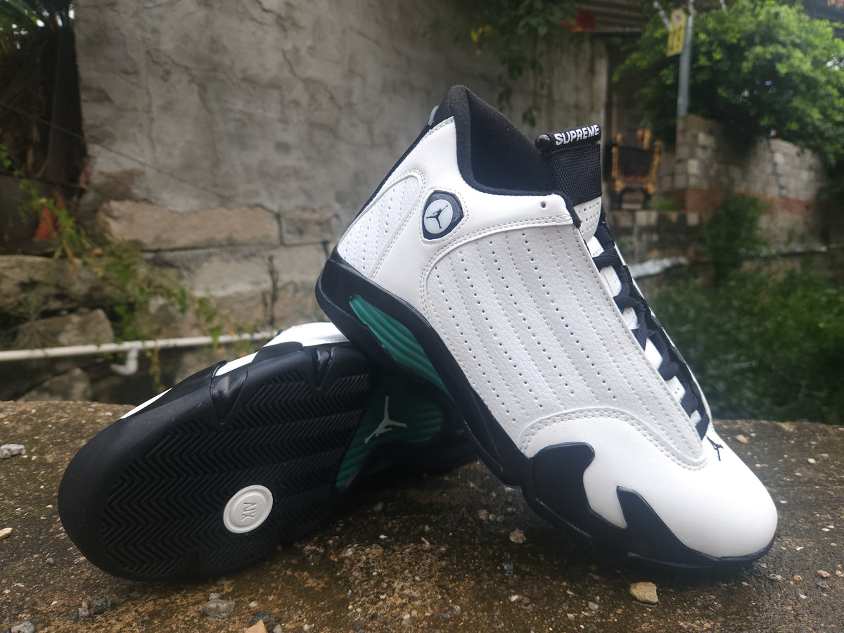Air Jordan 14 Retro 'White Black Green'