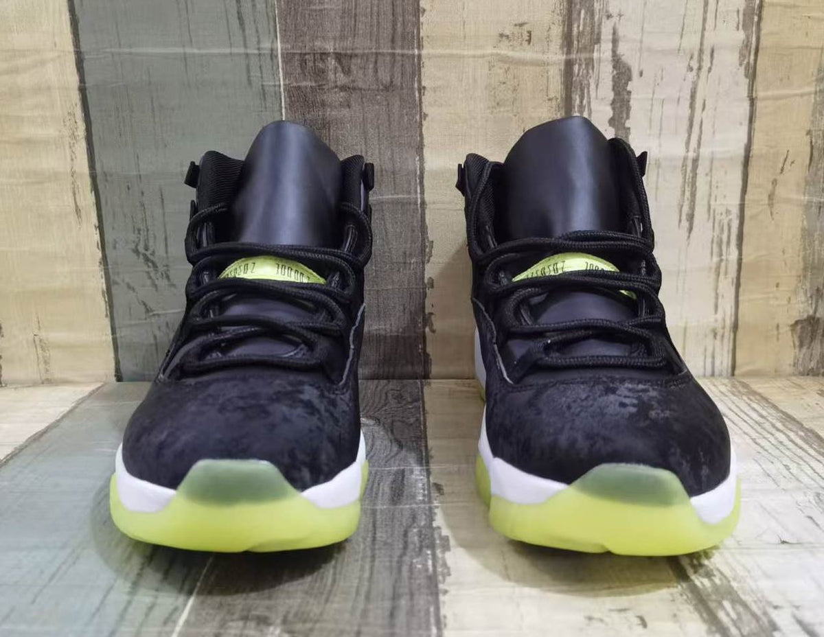 Air Jordan 11 Retro 'Halloween Black Barely Volt'
