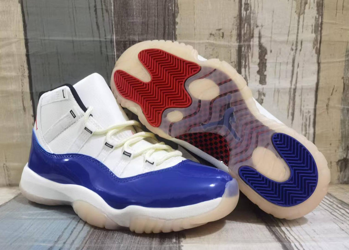 Air Jordan 11 Retro 'Sail Deep Royal Blue Fire Red'
