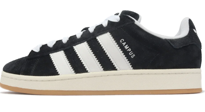 adidas Campus 00s “Core Black / White / Gum” HQ8708